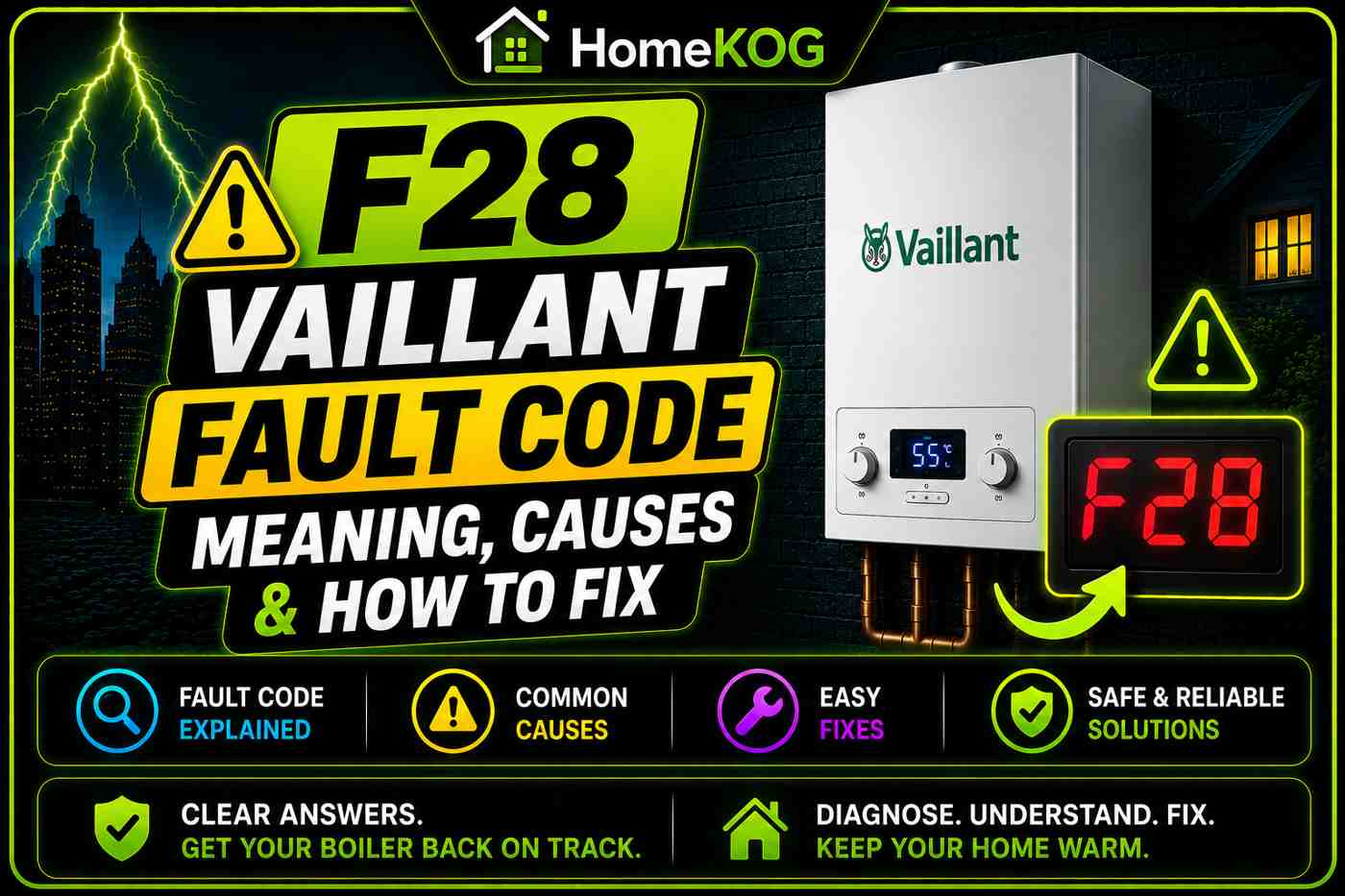 F28 Vaillant Fault Code, Meaning, Causes & How To Fix