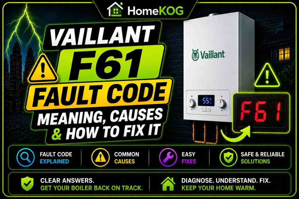 Vaillant F61 Fault Code Meaning, Causes & How To Fix It