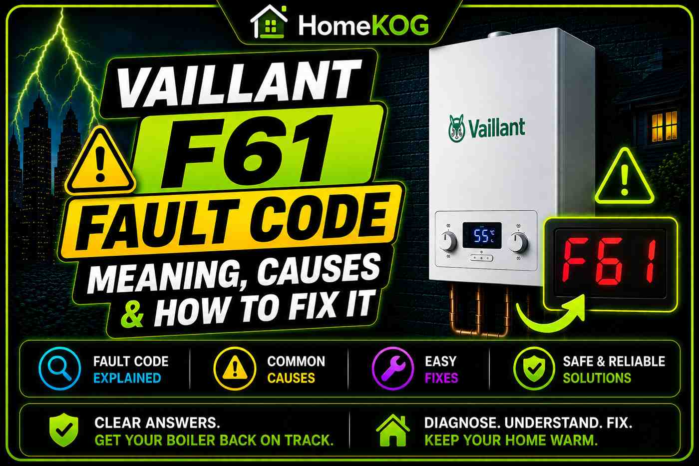 Vaillant F61 Fault Code Meaning, Causes & How To Fix It