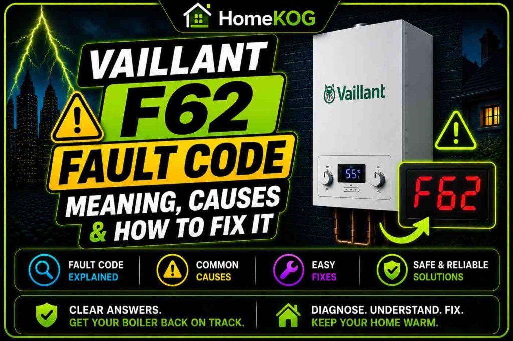 Vaillant F62 Fault Code Meaning, Causes & How To Fix It