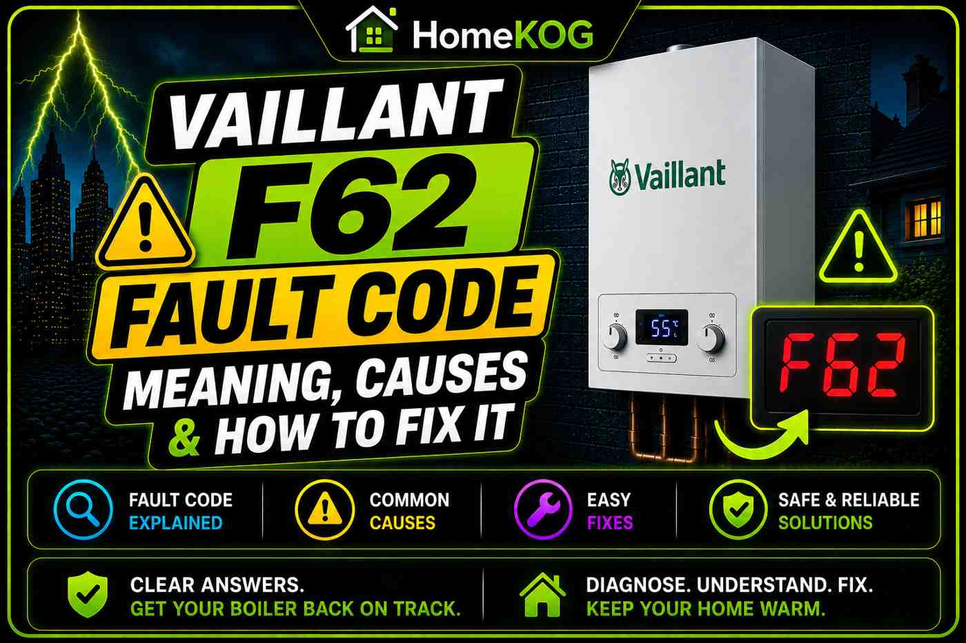 Vaillant F62 Fault Code Meaning, Causes & How To Fix It