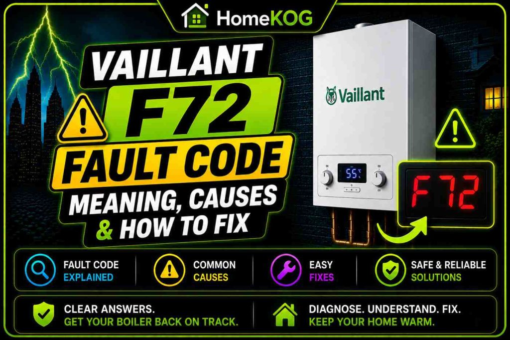 Vaillant F72 Fault Code Meaning, Causes & How to Fix