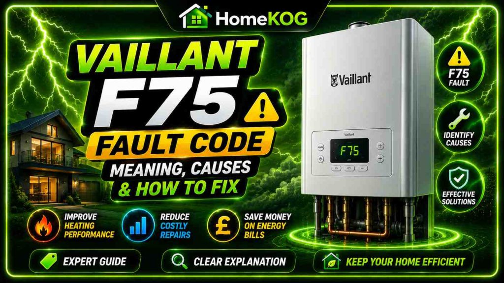 Vaillant F75 Fault Code on Boiler Meaning, Causes & How To Fix
