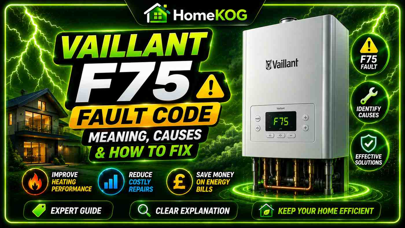 Vaillant F75 Fault Code on Boiler Meaning, Causes & How To Fix
