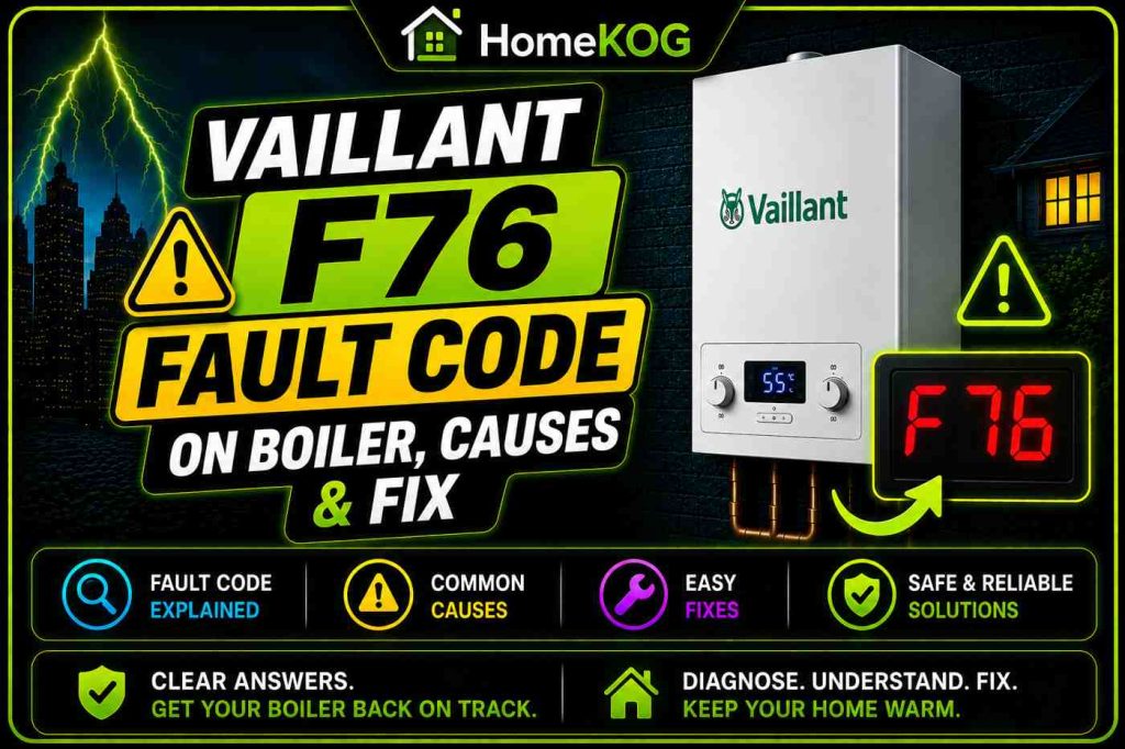 Vaillant F76 Fault Code on Boiler, Causes & Fix