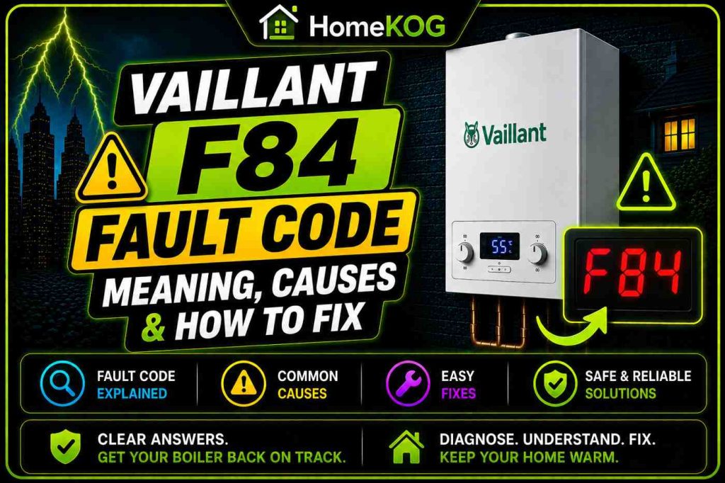 Vaillant F84 Fault Code Meaning, Causes & How To Fix