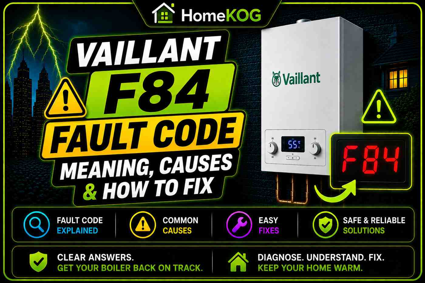 Vaillant F84 Fault Code Meaning, Causes & How To Fix