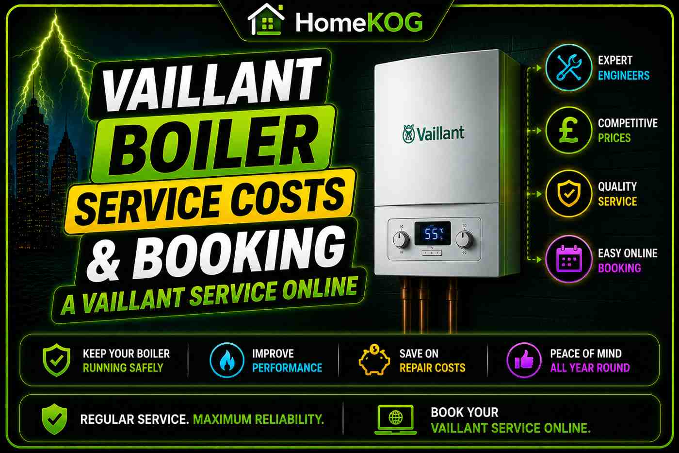 Vaillant Boiler Service Costs & Booking A Vaillant Service Online