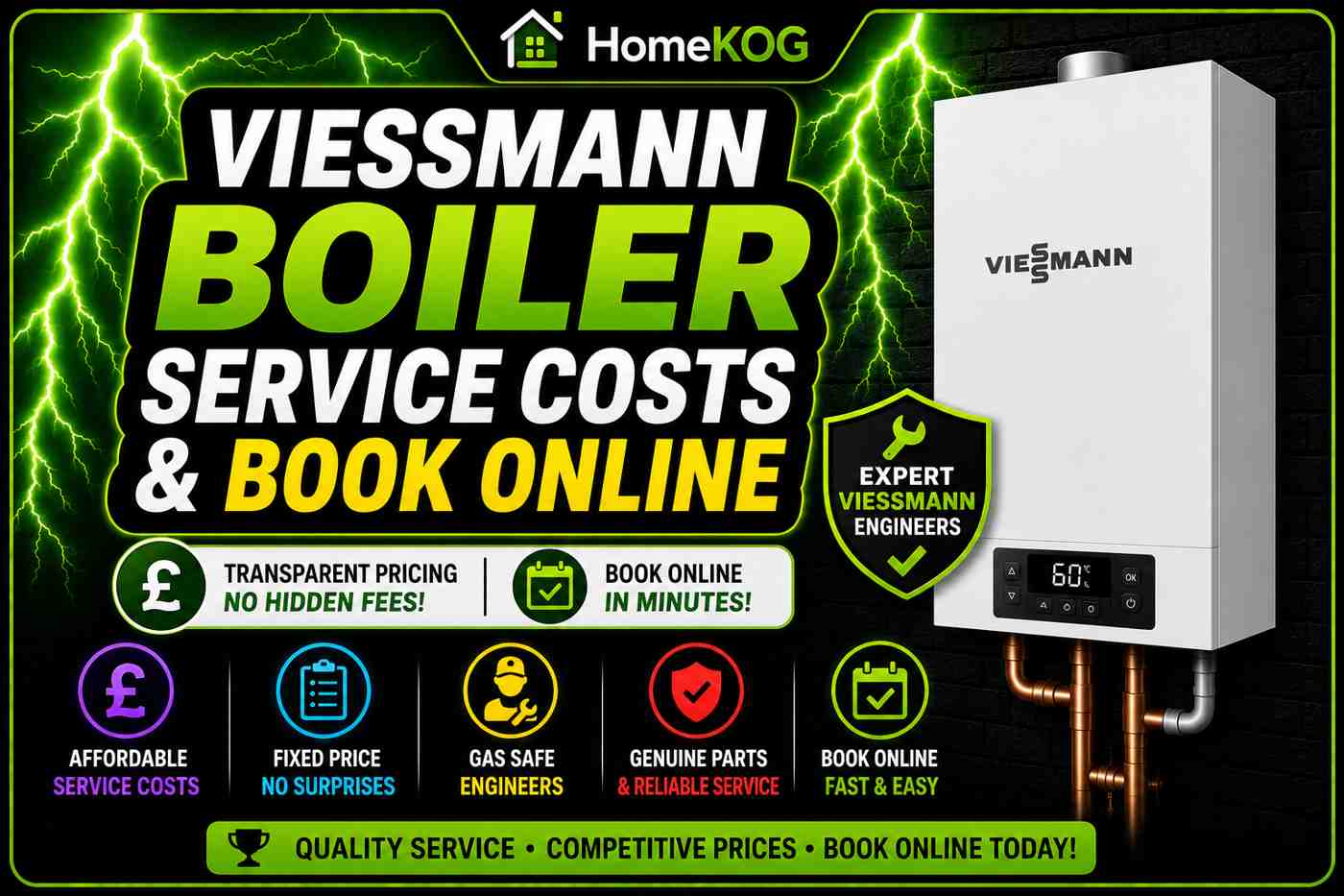 Viessmann Boiler Service Costs & Book Online