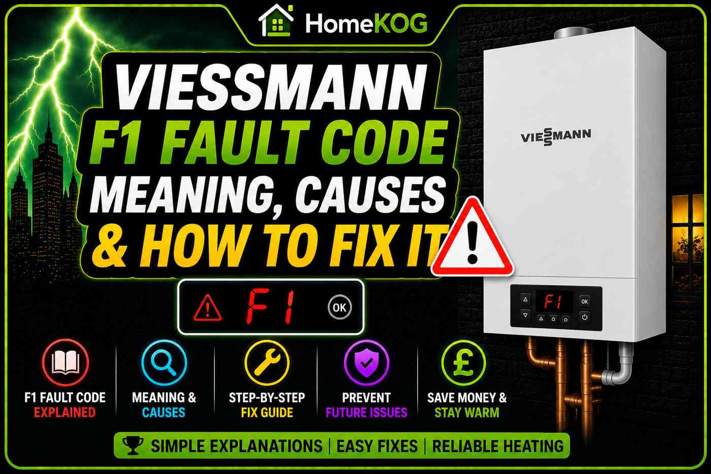 Viessmann F1 Fault Code Meaning, Causes & How To Fix It