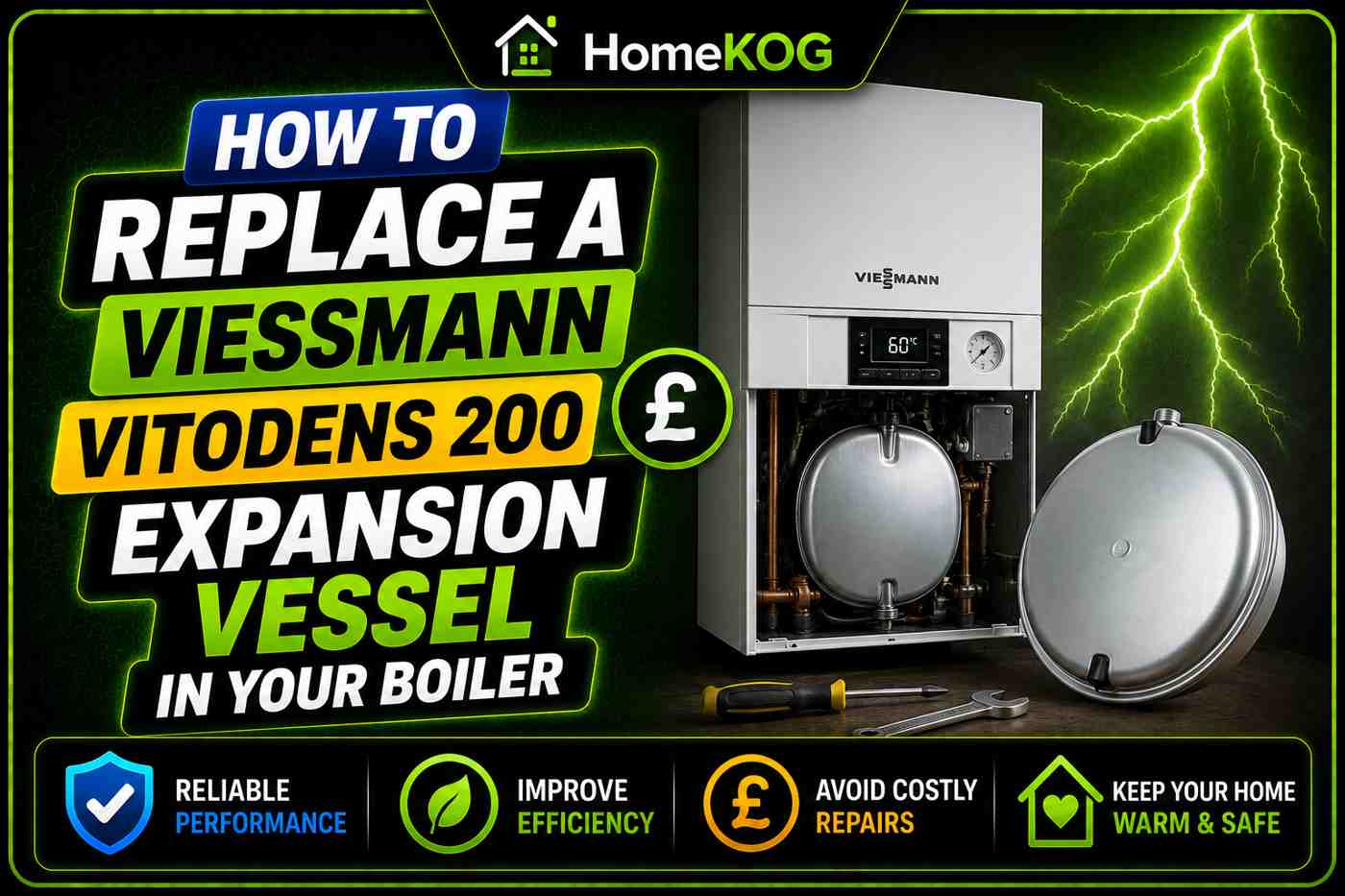 How To Replace A Viessmann Vitodens 200 Expansion Vessel In Your Boiler