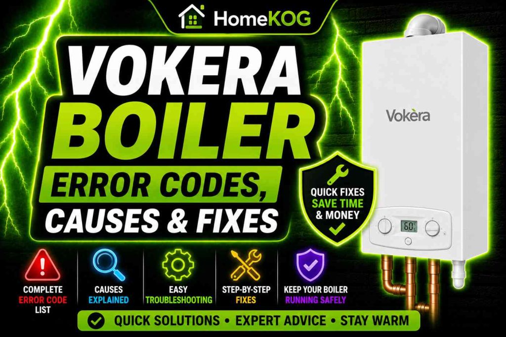 Vokera Boiler Error Codes, Causes & Fixes