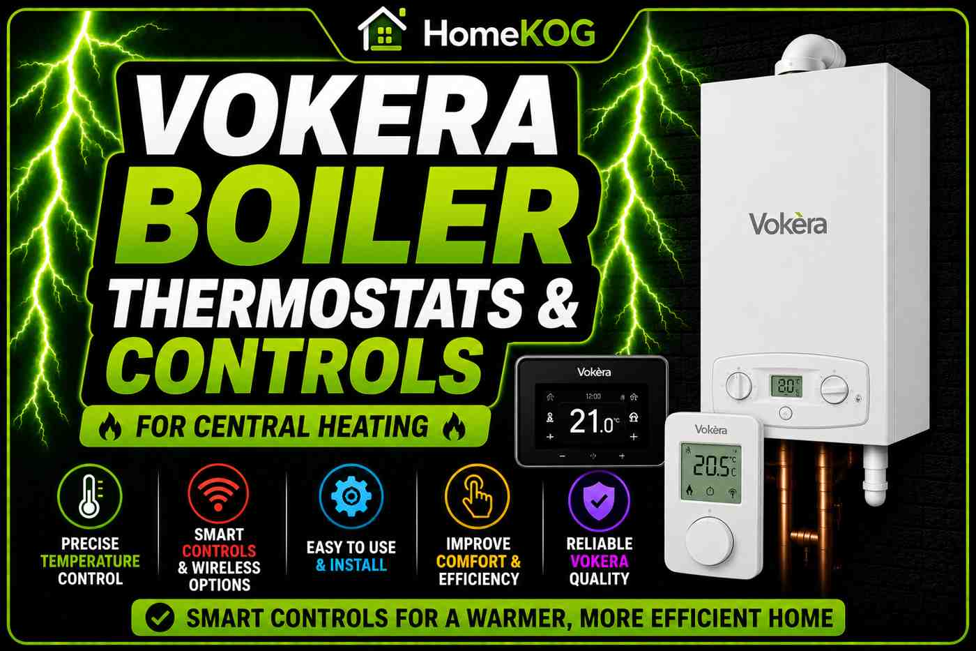 Vokera Boiler Thermostats & Controls For Central Heating