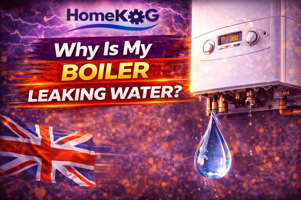 boiler leaking water