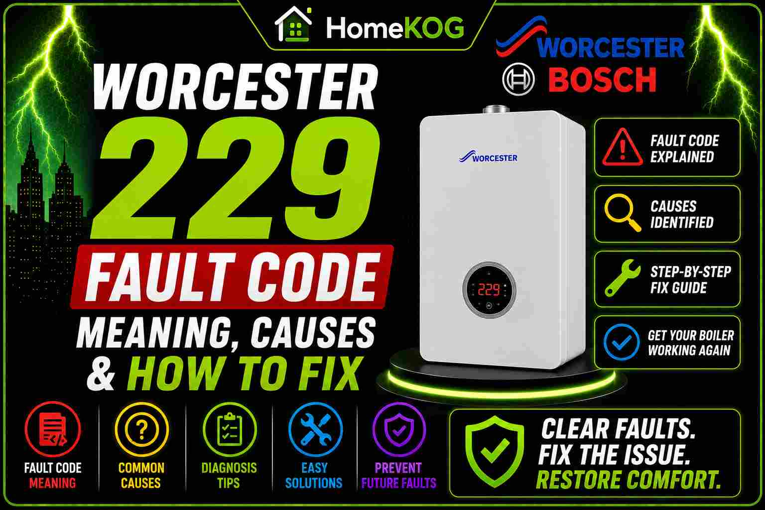 Worcester 229 Fault Code Meaning, Causes & How To Fix