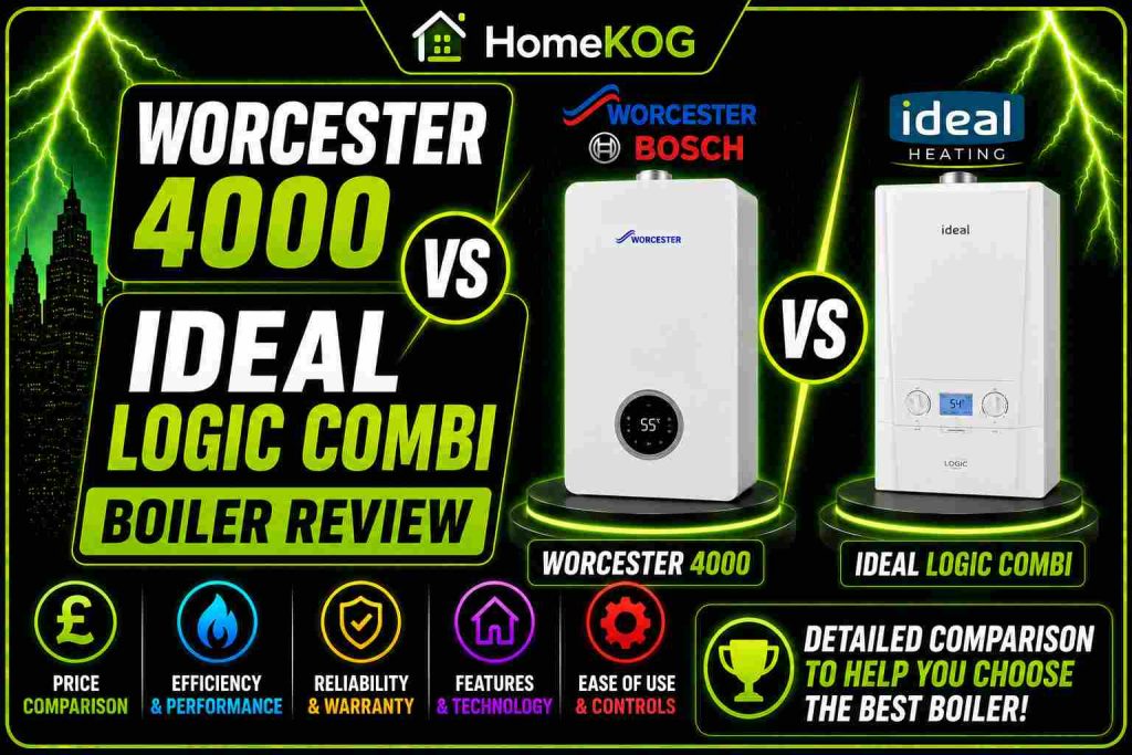 Worcester 4000 vs Ideal Logic Combi Boiler Review
