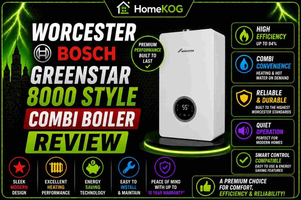 Worcester Bosch Greenstar 8000 Style Combi Boiler Review