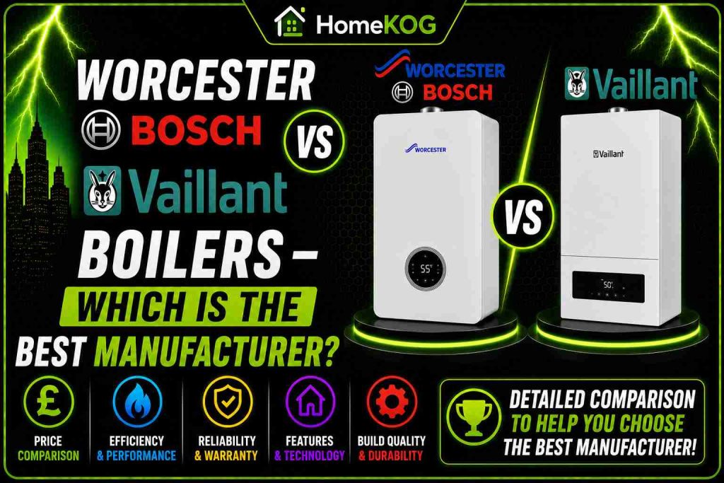 Worcester Bosch vs Vaillant boilers – Which is the best manufacturer?