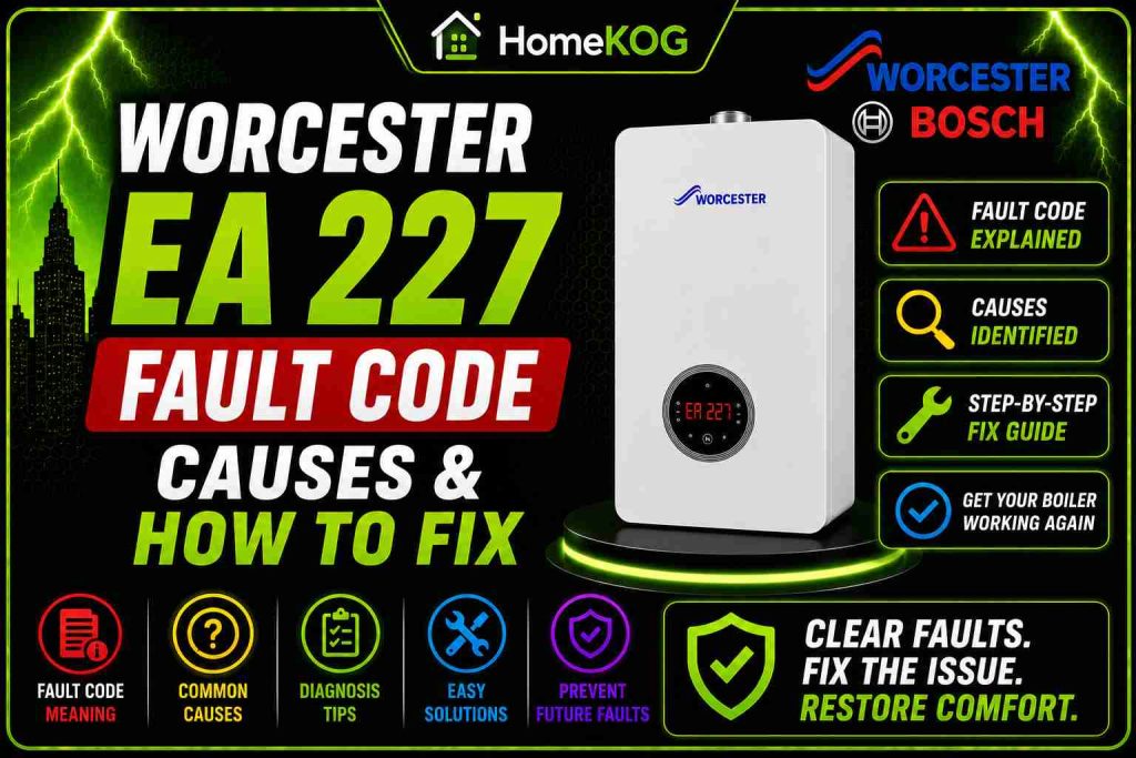 Worcester Boiler EA 227 Fault Code Causes & How to Fix